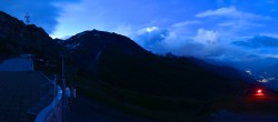 Archiv Foto Webcam Crans Montana: Bergstation Les Violettes 21:00