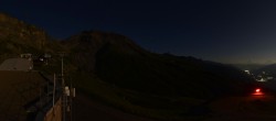 Archiv Foto Webcam Crans Montana: Bergstation Les Violettes 23:00