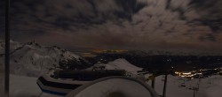 Archived image Webcam Crans Montana - Top station La Tsa chair lift 03:00