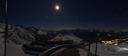 Archiv Foto Webcam Crans Montana: Aminona - Bergstation Sessellift Tsa 23:00