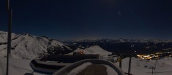 Archiv Foto Webcam Crans Montana: Aminona - Bergstation Sessellift Tsa 01:00