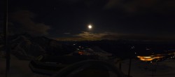 Archived image Webcam Crans Montana - Top station La Tsa chair lift 01:00