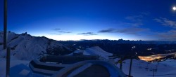 Archived image Webcam Crans Montana - Top station La Tsa chair lift 06:00