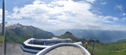 Archiv Foto Webcam Crans Montana: Aminona - Bergstation Sessellift Tsa 10:00