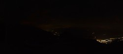 Archived image Webcam Crans Montana - Top station La Tsa chair lift 23:00