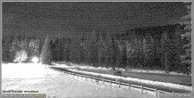 Archived image Webcam Pokljuka: Biathlon Stadium Entrance 03:00