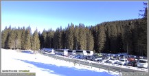 Archiv Foto Webcam Pokljuka: Biathlonstadion Eingang 11:00