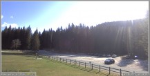Archived image Webcam Pokljuka: Biathlon Stadium Entrance 07:00