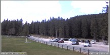 Archived image Webcam Pokljuka: Biathlon Stadium Entrance 13:00