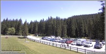Archiv Foto Webcam Pokljuka: Biathlonstadion Eingang 11:00