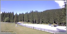 Archiv Foto Webcam Pokljuka: Biathlonstadion Eingang 15:00