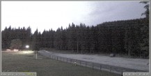 Archived image Webcam Pokljuka: Biathlon Stadium Entrance 03:00