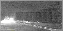 Archived image Webcam Pokljuka: Biathlon Stadium Entrance 23:00