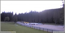 Archived image Webcam Pokljuka: Biathlon Stadium Entrance 05:00