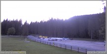 Archived image Webcam Pokljuka: Biathlon Stadium Entrance 06:00
