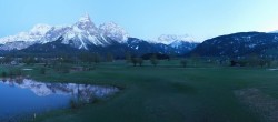 Archived image Webcam Tiroler Zugspitz Arena - Golf Club Ehrwald-Lermoos 19:00