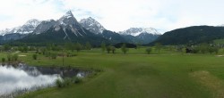 Archiv Foto Webcam Tiroler Zugspitz Arena - Golfplatz Ehrwald-Lermoos 09:00