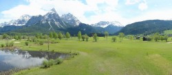 Archived image Webcam Tiroler Zugspitz Arena - Golf Club Ehrwald-Lermoos 13:00