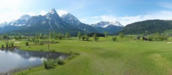 Archived image Webcam Tiroler Zugspitz Arena - Golf Club Ehrwald-Lermoos 09:00