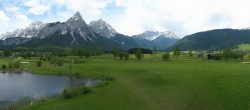 Archiv Foto Webcam Tiroler Zugspitz Arena - Golfplatz Ehrwald-Lermoos 13:00