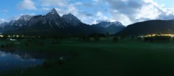 Archived image Webcam Tiroler Zugspitz Arena - Golf Club Ehrwald-Lermoos 01:00