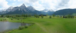 Archived image Webcam Tiroler Zugspitz Arena - Golf Club Ehrwald-Lermoos 13:00