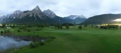 Archived image Webcam Tiroler Zugspitz Arena - Golf Club Ehrwald-Lermoos 23:00