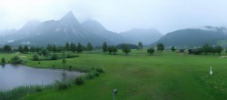 Archived image Webcam Tiroler Zugspitz Arena - Golf Club Ehrwald-Lermoos 19:00