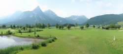Archiv Foto Webcam Tiroler Zugspitz Arena - Golfplatz Ehrwald-Lermoos 09:00