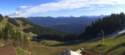 Archived image Webcam Brauneck-Lenggries - BayernHütte 11:00