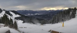 Archiv Foto Webcam Brauneck-Lenggries - Ausblick BayernHütte 07:00