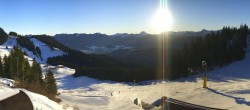 Archiv Foto Webcam Brauneck-Lenggries - Ausblick BayernHütte 07:00