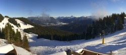 Archiv Foto Webcam Brauneck-Lenggries - Ausblick BayernHütte 13:00