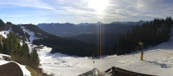 Archiv Foto Webcam Brauneck-Lenggries - Ausblick BayernHütte 07:00