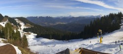 Archiv Foto Webcam Brauneck-Lenggries - Ausblick BayernHütte 13:00