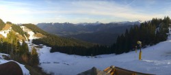 Archiv Foto Webcam Brauneck-Lenggries - Ausblick BayernHütte 15:00