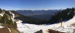 Archiv Foto Webcam Brauneck-Lenggries - Ausblick BayernHütte 11:00