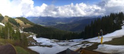 Archiv Foto Webcam Brauneck-Lenggries - Ausblick BayernHütte 13:00