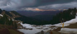 Archiv Foto Webcam Brauneck-Lenggries - Ausblick BayernHütte 17:00