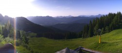 Archiv Foto Webcam Brauneck-Lenggries - Ausblick BayernHütte 06:00