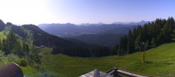 Archiv Foto Webcam Brauneck-Lenggries - Ausblick BayernHütte 07:00
