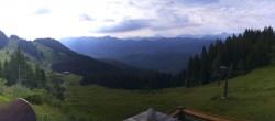 Archiv Foto Webcam Brauneck-Lenggries - Ausblick BayernHütte 07:00