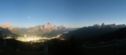 Archived image Webcam Cortina d&#39;Ampezzo - Top Station Duca d&#39;Aosta 22:00