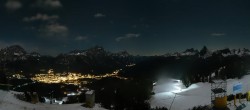 Archived image Webcam Cortina d&#39;Ampezzo - Top Station Duca d&#39;Aosta 03:00