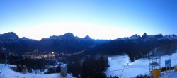 Archived image Webcam Cortina d&#39;Ampezzo - Top Station Duca d&#39;Aosta 05:00