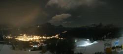 Archived image Webcam Cortina d&#39;Ampezzo - Top Station Duca d&#39;Aosta 03:00