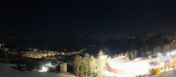 Archiv Foto Webcam Cortina d&#39;Ampezzo: Tofana-Abfahrt (Duca d&#39;Aosta) 01:00