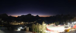 Archiv Foto Webcam Cortina d&#39;Ampezzo: Tofana-Abfahrt (Duca d&#39;Aosta) 05:00