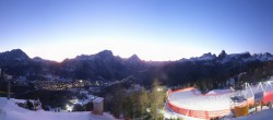 Archiv Foto Webcam Cortina d&#39;Ampezzo: Tofana-Abfahrt (Duca d&#39;Aosta) 06:00