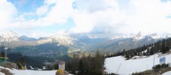 Archiv Foto Webcam Cortina d&#39;Ampezzo: Tofana-Abfahrt (Duca d&#39;Aosta) 17:00